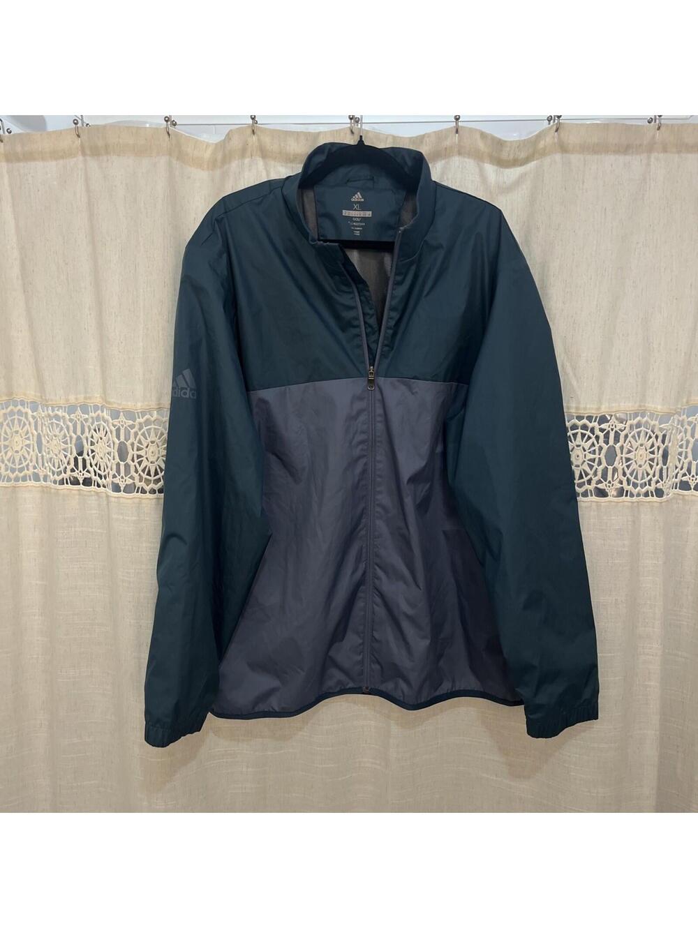 Adidas Climastorm Golf Jacket Men's XL Blue Pinehurst 1895 Windbreaker Full Zip
